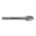 Борфреза овальная 10x16x60 мм, VHM, DC, форма E (серия 900605) GARWIN INDUSTRIAL 900605-101660