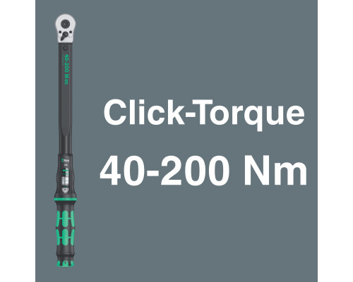 Набор торцевых головок с динамометрическим ключом C 3 Set 1, 40-200 Нм, 13 пр. Click-Torque WE-075680