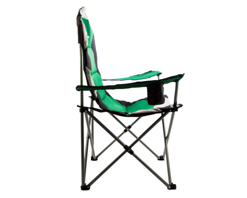 Кресло складное с подлокотниками и подстаканником, 60 х 60 х 110/92 см, Camping Palisad (69592)