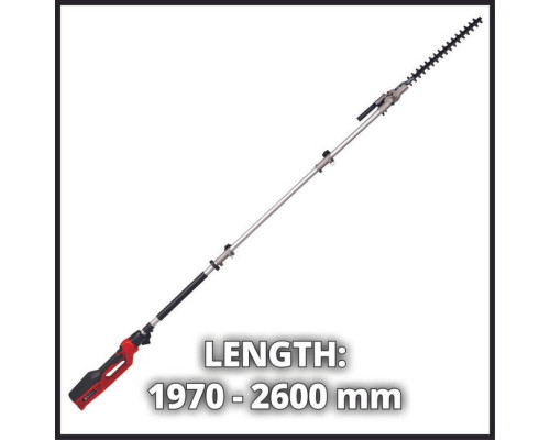 Кусторез электрический с телескопич штангой Einhell GC-HH 9046,900вт,41см,20мм,штанга 1970-2600мм (3403880)