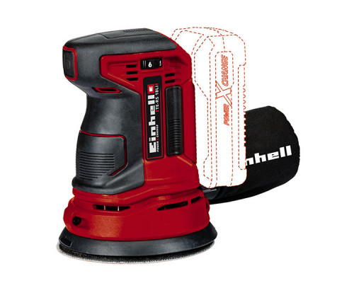 Шлифмашина эксцентриковая Einhell PXC TE-RS 18 Li,125мм,7000-11000 об/мин,без АКК и ЗУ (4462010)