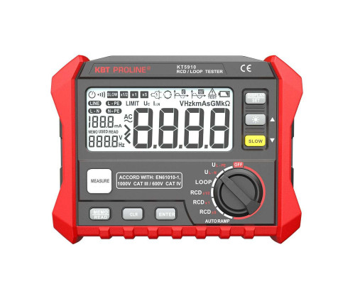 Тестер сопротивления изоляции цифровой KT 5910 серия PROLINE (КВТ) (87241)