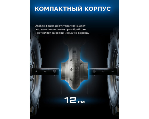 ЗУБР АР-5 редуктор, 6 скоростей, мотоблок бензиновый, Профессионал (МБ5-300)