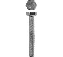 ЗУБР DIN 933, кл. пр. 5.8, M12 х 45 мм, цинк, 3 шт, болт (4-303076-12-045)