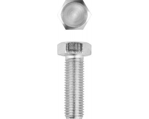 Болт M16 x 60 мм, кл. пр. 5.8, цинк, 5 кг, ГОСТ 7798-70 ЗУБР 303080-16-060