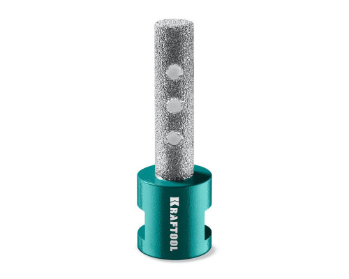 Вакуумная алмазная фреза пальчиковая VS DIAMOND, d 12 мм (М14, 50 мм) KRAFTOOL 29810-12