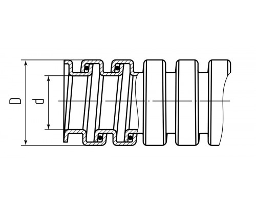 Металлорукав Р3-ЦХ 10 (Fortisflex) (40801)