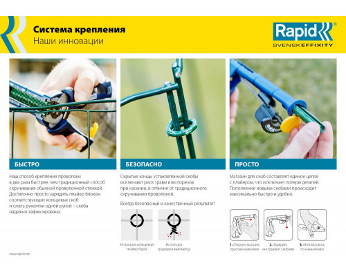 Профессиональный кольцевой плайер R:Plier LIG 150 Vine для травмобезопасного крепления растений RAPID 40107753