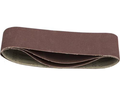 Лента шлифовальная 75х457 мм, P180, для ЛШМ, 3 шт. STAYER Master 35441-180