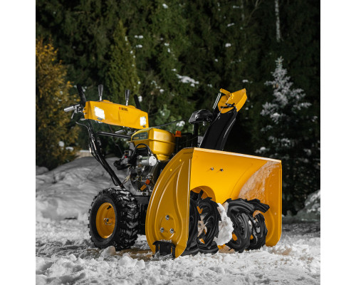 Бензиновая снегоуборочная машина SBL 711D PRO, 302cc, эл.старт, фара, обогрев, блок. дифф. Denzel (97655)
