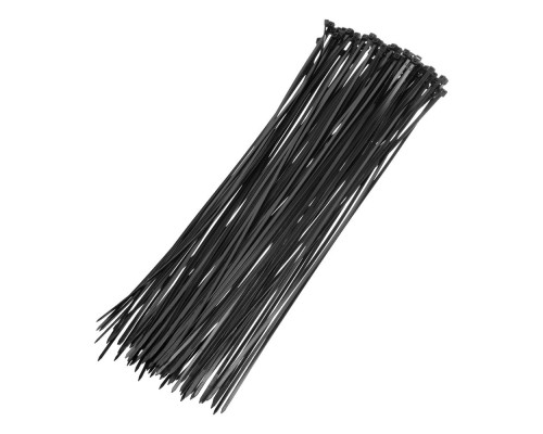 Хомуты, 370 x 3.6 мм, пластиковые, черные, 100 шт Сибртех (45562)
