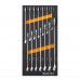 RUNTEC RT-HT313STD-7G Тележка инструментальная 7 полочная Standart серая с комплектом инструмента, 313 предметов (RT-HT313STD-7G)