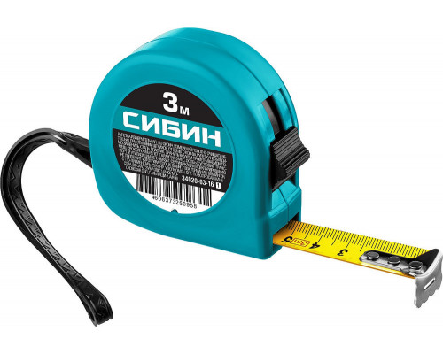 Рулетка 3 м х 16 мм СИБИН 34020-03-16