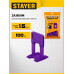 STAYER СВП TileFix, 1,5 мм, 100 шт, система выравнивания плитки ?ворота? (33846-100)