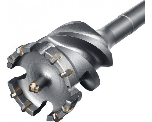 Бур проломной SDS-max 80 х 500/600 мм ЗУБР Профессионал 29330-80-600
