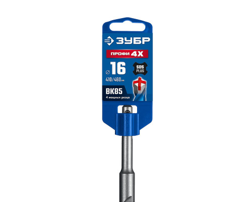 Бур SDS-plus 16 х 460 мм ПРОФИ-4Х ЗУБР 29313-460-16