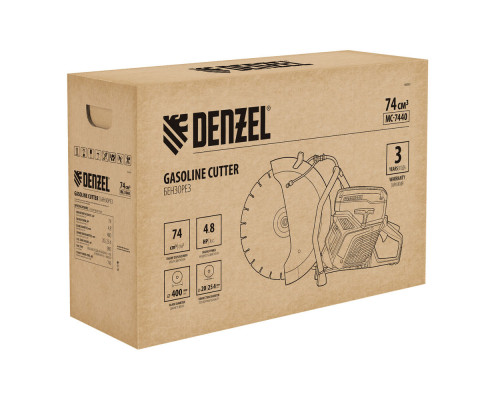 Бензорез МС-7440, 74 см3, диаметр диска 400 мм DENZEL (66302)