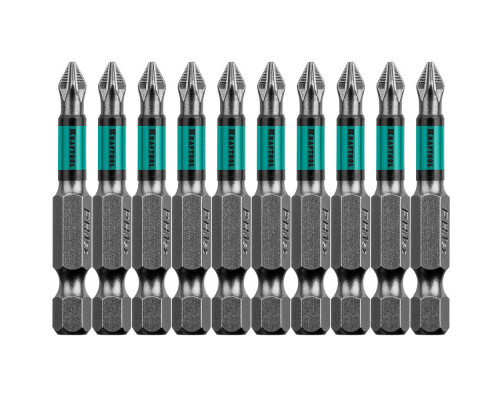 Биты Optimum PH1, 50 мм, 10 шт KRAFTOOL 26122-1-50-10