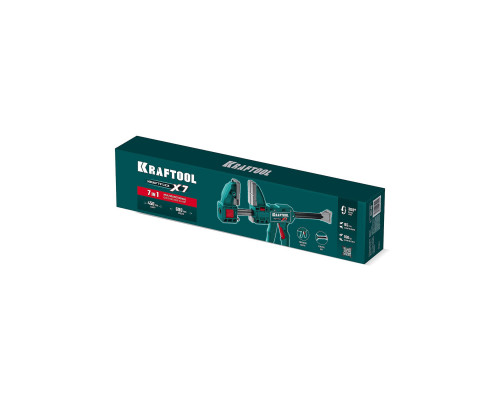 Многофункциональная быстрозажимная струбцина KRAFTFLEX X7 450, 450 х 85 мм KRAFTOOL 32777-450