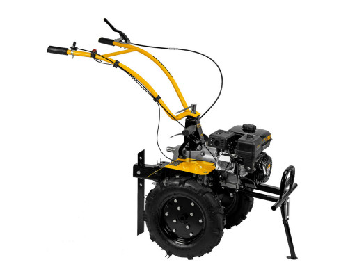 Мотоблок DPT-370X, 7 л.с, дисковое сцепление, ширина 90 см, глубина 35 см, фрез 3 х 4, ВОМ, передачи 3В/1Н Denzel (56406)