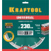 Алмазный диск LASER-UNIVERSAL, 230 мм (22.2 мм, 10?2.8 мм) KRAFTOOL 36680-230
