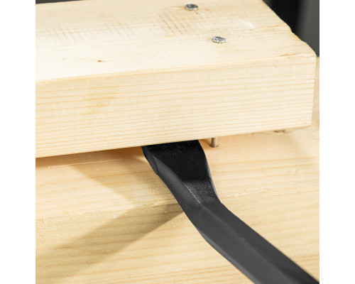 Лом-гвоздодер, 600 мм, шестигранный 16 мм, окрашенный, сталь 65 Denzel