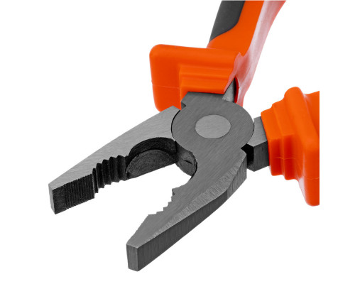 Плоскогубцы комбинированные Comfort, 200 мм, шлифованные, двухкомпонентные рукоятки Sparta