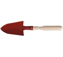 Совок посадочный с деревянной ручкой широкий