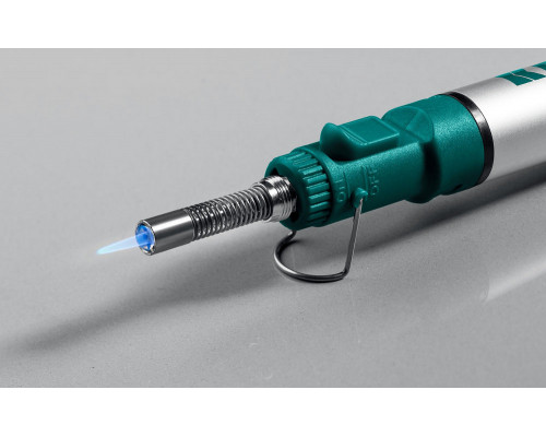 Газовый паяльник SolderGas, 70 A, 30–70 Вт, 1300°С, горелка, фен, набор 3 в 1 KRAFTOOL 55504-H3