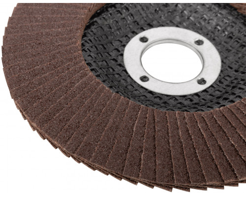 Круг лепестковый торцевой GreatFlex Plus (72 лепестка) 125 х 22,2 мм, P80 (71-846)