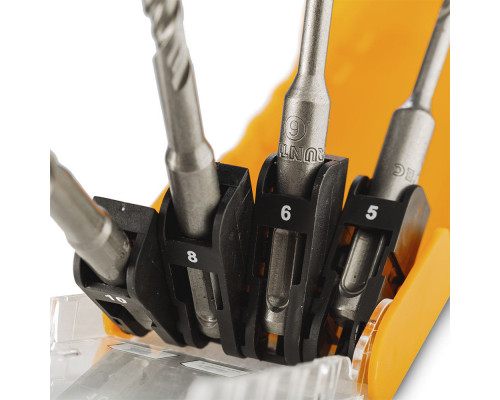 Набор буров по бетону SDS-Plus Runtec 2 Cutter 5, 6, 8, 10 x 160 мм, 4 предмета RUNTEC RT-RD2XN160