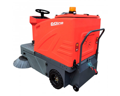 Подметальная машина аккумуляторная с сиденьем EVOline SWB 1400 R (без АКБ и ЗУ)