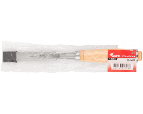 Стамеска с деревянной ручкой 16 мм