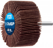 Круг шлифовальный лепестковый d 60 x 30 мм, P320, на шпильке d 6 мм ЗУБР Профессионал 36602-320_z01