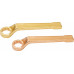 Ключ накидной ударный коленчатый 70 искробезопасный сплав BeCu 162A-70, HORTZ