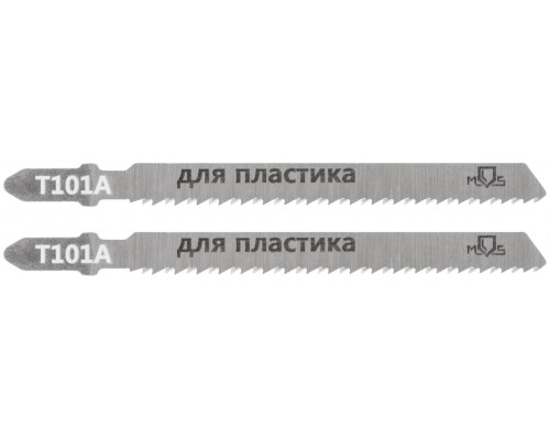 Полотна для эл. лобзика, Т101A, по дереву, HCS, 100 мм, 2 шт. (40800М)