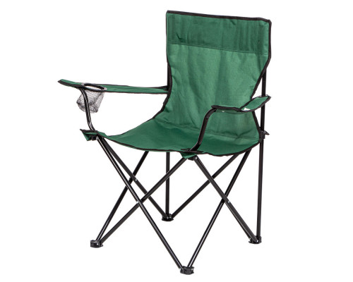 Стул складной с подлокотниками и подстаканником 81 х 51 х 86 см Camping Palisad (69608)