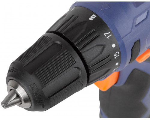 Дрель-Шуруповерт аккумуляторная 12 В; 0-350/0-1300 об/мин; 10 мм; 26 Нм; 2 батареи (Li-Ion) х1,3 Ач; 17+1; 1 ч.; регулировка оборотов MAX-PRO 85026