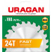 Диск пильный по дереву Fast URAGAN 190х20/16 мм 24Т 36800-190-20-24_z01  