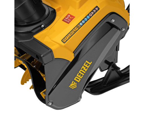 Бензиновая снегоуборочная машина SB 460 Sled, 99cc, лыжи ручной старт// Denzel (97648)