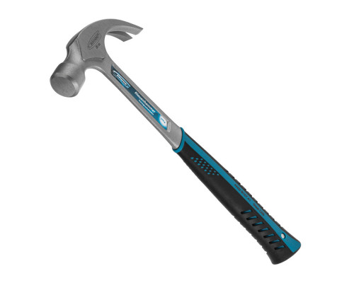 Молоток-гвоздодер, 570 г, цельнокованый, трехкомпонентная рукоятка Gross