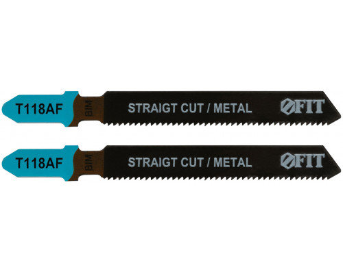 Полотна по металлу, Bimetal, фрезерованные, волнистые зубья, 76/51/1,2 мм (T118AF), 2 шт. (40971)