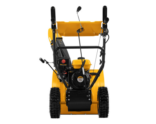 Бензиновая снегоуборочная машина SBM 610, 212 cc, ручной старт, фара Denzel (97653)