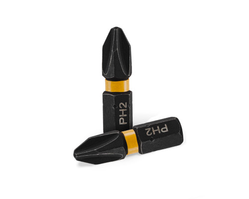 Бита ударная H6.35 25мм PH2 5шт. RUNTEC RT-IB25