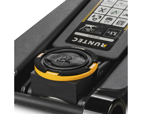 Домкрат подкатной низкого подхвата 3,5 т, 95-552 мм, усиленный RUNTEC RT-PJL35