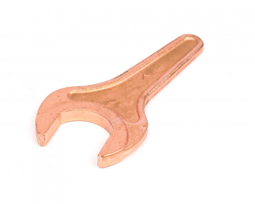 Ключ гаечный рожковый односторонний 70 мм омеднение