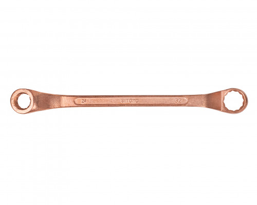 Ключ накидной двусторонний 24х32 мм омеднение SITOMO