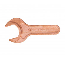 Ключ гаечный рожковый односторонний 55 мм омеднение