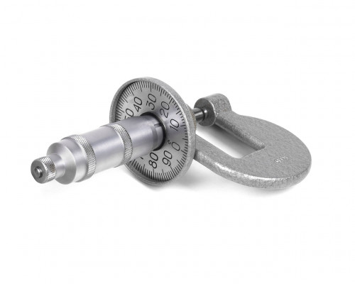 Микрометр листовой МЛ-10 0,01 (циферблат) (0-10) КировИнструмент