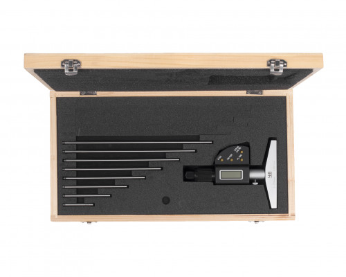 Глубиномер микрометрический цифровой ГМЦ-200 мм 0,001 электронный ЧИЗ